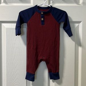 Cat & Jack | Ribbed Henley Romper
